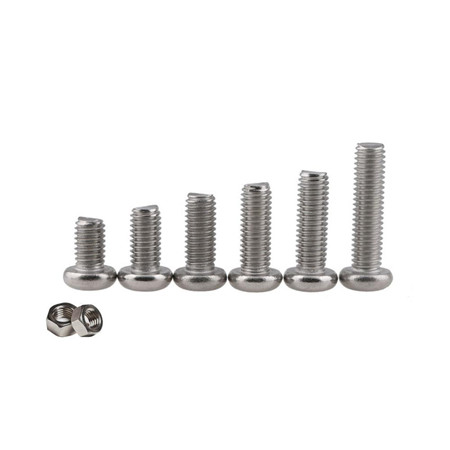 Mini Micro Small Black 304 Stainless Steel Cross Phillips Flat Countersunk Head Screw Bolt