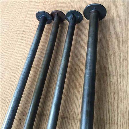 Fastener Supplier Round Head double nib bolts big bolt carbon steel crane timber bolt grade 4.8 8.8 10,9 Mat rod