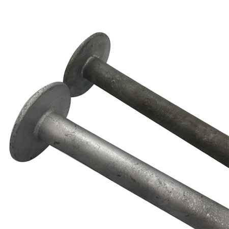 A307 steel plain long dome head timber bolts with hex nuts and flat washers