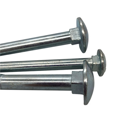 Zinc Galvanized Bolts A307 Carbon Steel Galvanized 4 Fines Timber Bolt