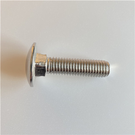 A307 steel plain long dome head Crane mat bolts with hex nuts and flat washers
