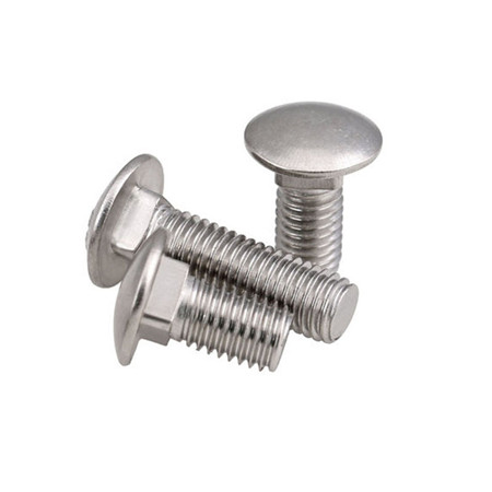 cup nibbed head bolts Round Head Fin Neck Bolts steel Hot-Dip Galvanized Timber Bolts