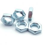 ZINC plated hex jam nut din439